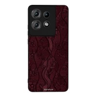 Θήκη Sonique DIVA Series για Motorola Edge 50 Pro 5G Βουργουνδί Δαντέλα