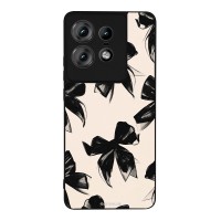 Θήκη Sonique DIVA Series για Motorola Edge 50 Pro 5G Μαύρα Φιογκάκια