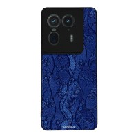 Θήκη Sonique DIVA Series για Motorola Edge 50 Ultra Μπλε Δαντέλα