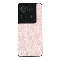 Θήκη Sonique DIVA Series για Motorola Edge 50 Ultra Ροζ Δαντέλα