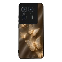 Θήκη Sonique DIVA Series για Motorola Edge 50 Ultra Χρυσές Πεταλούδες