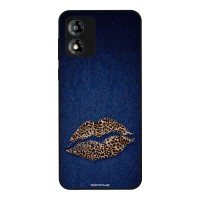 Θήκη Sonique DIVA Series για Motorola Moto E13 4G Denim Leopard