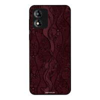 Θήκη Sonique DIVA Series για Motorola Moto E13 4G Βουργουνδί Δαντέλα