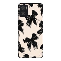 Θήκη Sonique DIVA Series για Motorola Moto E22 4G Μαύρα Φιογκάκια