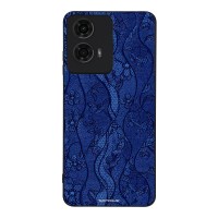 Θήκη Sonique DIVA Series για Motorola Moto G04 4G / Moto G04s 4G / Moto G24 4G / Moto G24 4G Power / Moto E14 4G Μπλε Δαντέλα