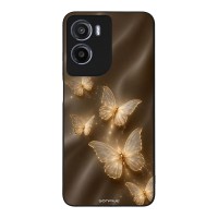 Θήκη Sonique DIVA Series για Motorola Moto G05 4G / Moto E15 4G Χρυσές Πεταλούδες