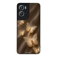 Θήκη Sonique DIVA Series για Motorola Moto G06 4G / Moto G06 Power 4G Χρυσές Πεταλούδες