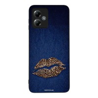 Θήκη Sonique DIVA Series για Motorola Moto G14 4G Denim Leopard