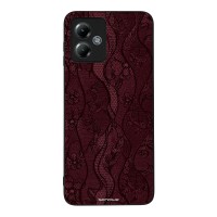Θήκη Sonique DIVA Series για Motorola Moto G14 4G Βουργουνδί Δαντέλα