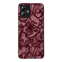 Θήκη Sonique DIVA Series για Motorola Moto G14 4G Μπορντό Δαντέλα