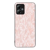 Θήκη Sonique DIVA Series για Motorola Moto G14 4G Ροζ Δαντέλα