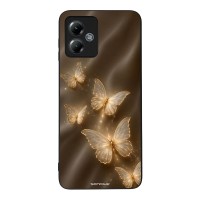 Θήκη Sonique DIVA Series για Motorola Moto G14 4G Χρυσές Πεταλούδες
