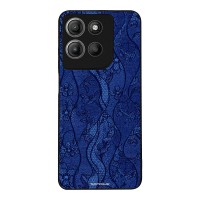 Θήκη Sonique DIVA Series για Motorola Moto G15 4G / Moto G15 Power / Moto G17 5G / Moto G17 Power 5G Μπλε Δαντέλα