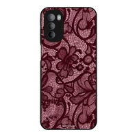 Θήκη Sonique DIVA Series για Motorola Moto G31 4G / Moto G41 4G Μπορντό Δαντέλα