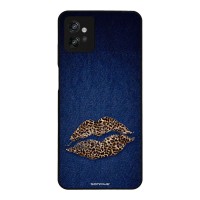 Θήκη Sonique DIVA Series για Motorola Moto G32 Denim Leopard