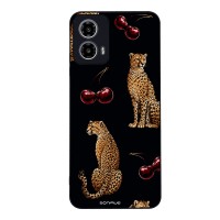 Θήκη Sonique DIVA Series για Motorola Moto G34 5G Cherry Cheetah