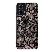 Θήκη Sonique DIVA Series για Motorola Moto G34 5G Μαύρη Δαντέλα