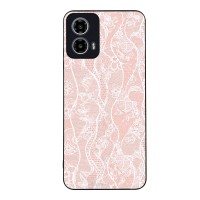 Θήκη Sonique DIVA Series για Motorola Moto G34 5G Ροζ Δαντέλα