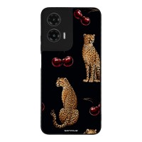 Θήκη Sonique DIVA Series για Motorola Moto G35 5G Cherry Cheetah