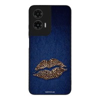 Θήκη Sonique DIVA Series για Motorola Moto G35 5G Denim Leopard