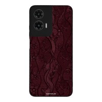 Θήκη Sonique DIVA Series για Motorola Moto G35 5G Βουργουνδί Δαντέλα