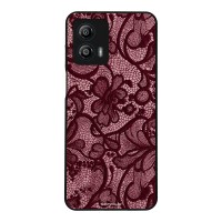 Θήκη Sonique DIVA Series για Motorola Moto G53 5G Μπορντό Δαντέλα