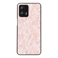 Θήκη Sonique DIVA Series για Motorola Moto G53 5G Ροζ Δαντέλα