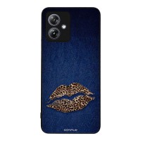 Θήκη Sonique DIVA Series για Motorola Moto G54 5G / Moto G54 5G Power Denim Leopard
