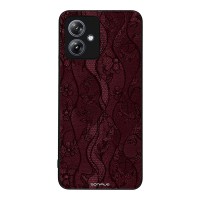 Θήκη Sonique DIVA Series για Motorola Moto G54 5G / Moto G54 5G Power Βουργουνδί Δαντέλα