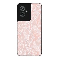 Θήκη Sonique DIVA Series για Motorola Moto G55 5G Ροζ Δαντέλα