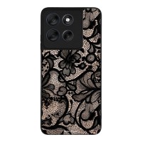 Θήκη Sonique DIVA Series για Motorola Moto G56 5G Μαύρη Δαντέλα
