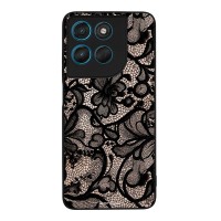 Θήκη Sonique DIVA Series για Motorola Moto G57 Power 5G / Moto G67 Power 5G Μαύρη Δαντέλα