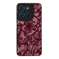 Θήκη Sonique DIVA Series για Motorola Moto G57 Power 5G / Moto G67 Power 5G Μπορντό Δαντέλα