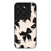 Θήκη Sonique DIVA Series για Motorola Moto G67 5G / Moto G77 5G Μαύρα Φιογκάκια