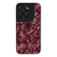 Θήκη Sonique DIVA Series για Motorola Moto G67 5G / Moto G77 5G Μπορντό Δαντέλα
