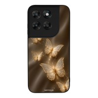Θήκη Sonique DIVA Series για Motorola Moto G67 5G / Moto G77 5G Χρυσές Πεταλούδες