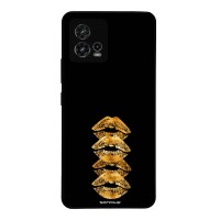 Θήκη Sonique DIVA Series για Motorola Moto G72 Golden Kisses