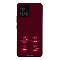 Θήκη Sonique DIVA Series για Motorola Moto G72 Κόκκινα Χείλη