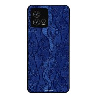Θήκη Sonique DIVA Series για Motorola Moto G72 Μπλε Δαντέλα