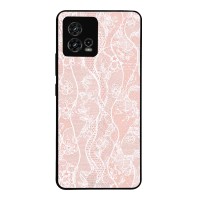 Θήκη Sonique DIVA Series για Motorola Moto G72 Ροζ Δαντέλα