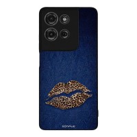 Θήκη Sonique DIVA Series για Motorola Moto G75 5G Denim Leopard