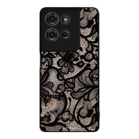Θήκη Sonique DIVA Series για Motorola Moto G75 5G Μαύρη Δαντέλα