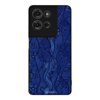 Θήκη Sonique DIVA Series για Motorola Moto G75 5G Μπλε Δαντέλα