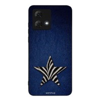 Θήκη Sonique DIVA Series για Motorola Moto G84 5G Denim Zebra
