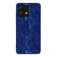 Θήκη Sonique DIVA Series για Motorola Moto G84 5G Μπλε Δαντέλα
