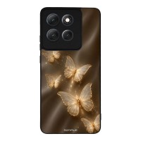Θήκη Sonique DIVA Series για Motorola Moto G86 5G / Moto G86 5G Power Χρυσές Πεταλούδες
