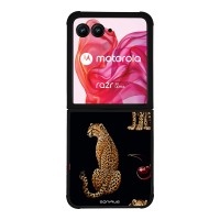 Θήκη Sonique DIVA Series για Motorola Motorola Razr 50 Ultra Cherry Cheetah