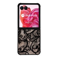 Θήκη Sonique DIVA Series για Motorola Motorola Razr 50 Ultra Μαύρη Δαντέλα