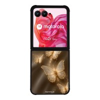 Θήκη Sonique DIVA Series για Motorola Motorola Razr 50 Ultra Χρυσές Πεταλούδες