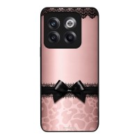 Θήκη Sonique DIVA Series για OnePlus 10T Λεοπάρ Φιόγκος – Ροζ